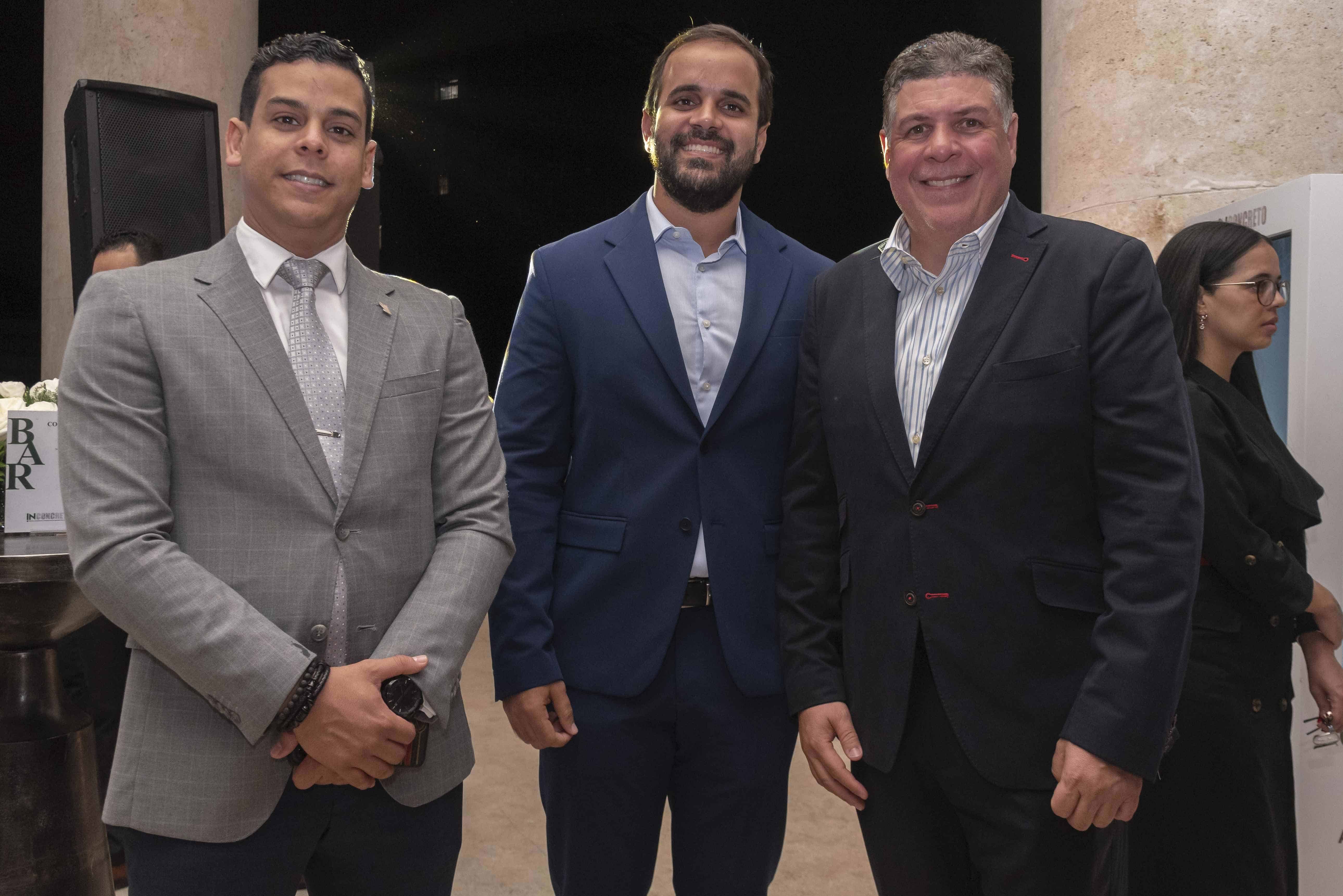Jonathan González, Junior Taveras y Sergio Nin. 