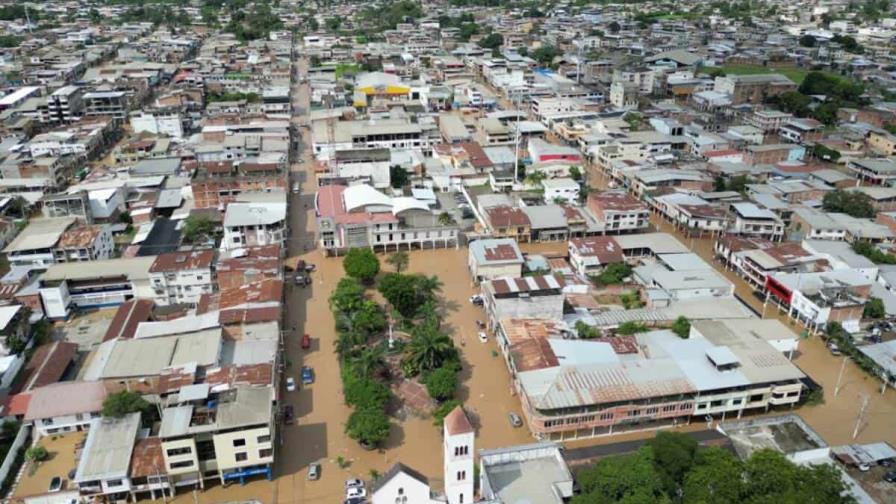 La ciudad de Chone, en Ecuador, eleva a desastre la emergencia tras severas inundaciones