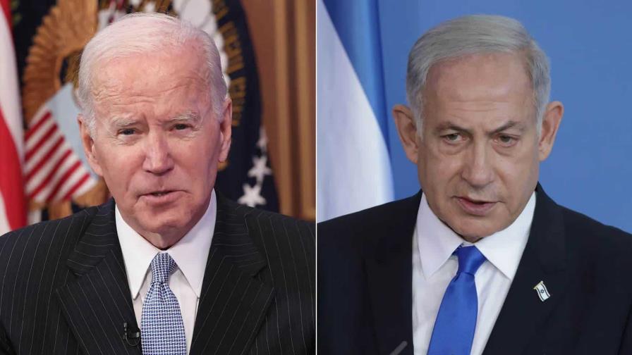 Biden y Netanyahu hablan sobre la crisis humanitaria en Gaza y la situación en Rafah