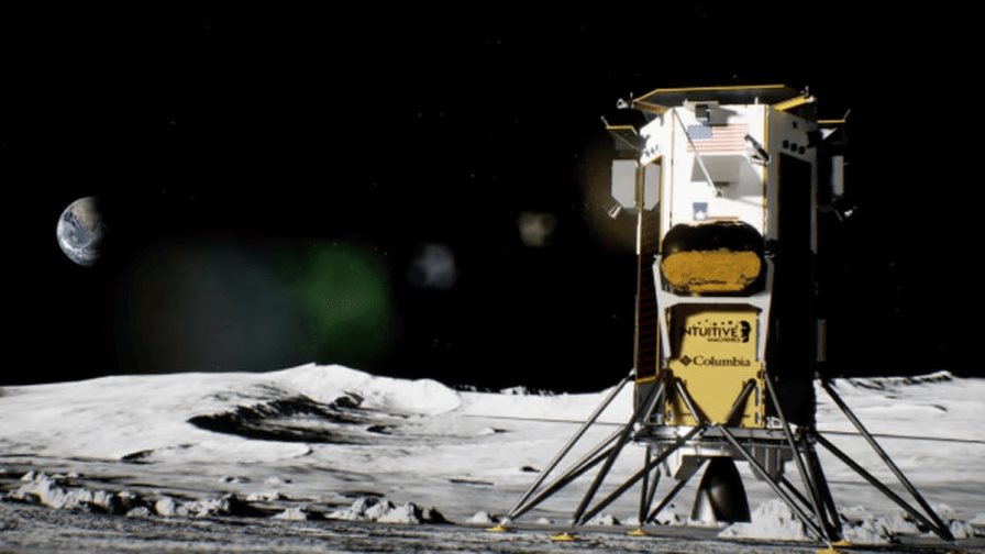 El módulo Odiseo logra tocar la superficie lunar, el primer alunizaje de EE.UU. en medio siglo
