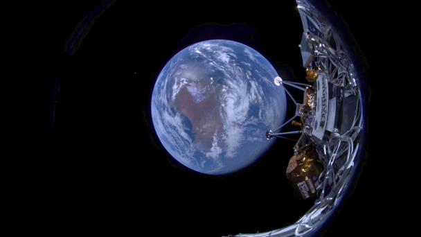 El módulo Odiseo llega a la superficie lunar, pero su señal es débil