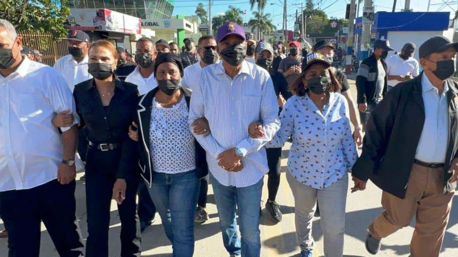 Peledeístas en Dajabón marchan en protesta por decisión de la JCE