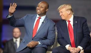 Trump apunta al senador Tim Scott como posible compañero de campaña en las presidenciales
