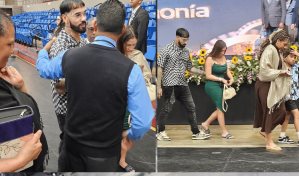 El cantante Anuel AA visita iglesia evangélica en Puerto Rico