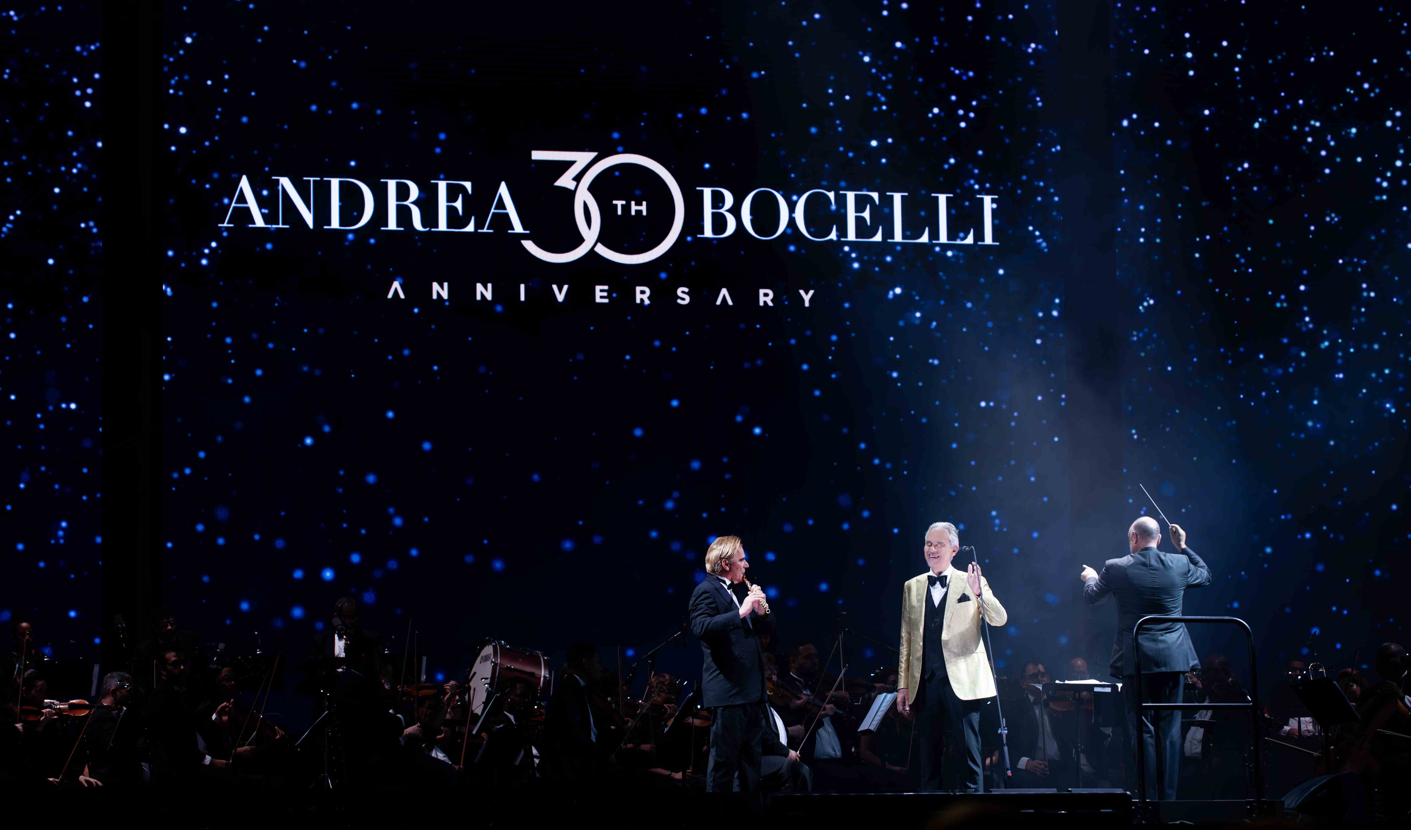 Concierto de Andrea Bocelli en Santo Domingo.