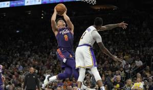 Con esfuerzo repartido, los Suns superan 123-113 a Lakers