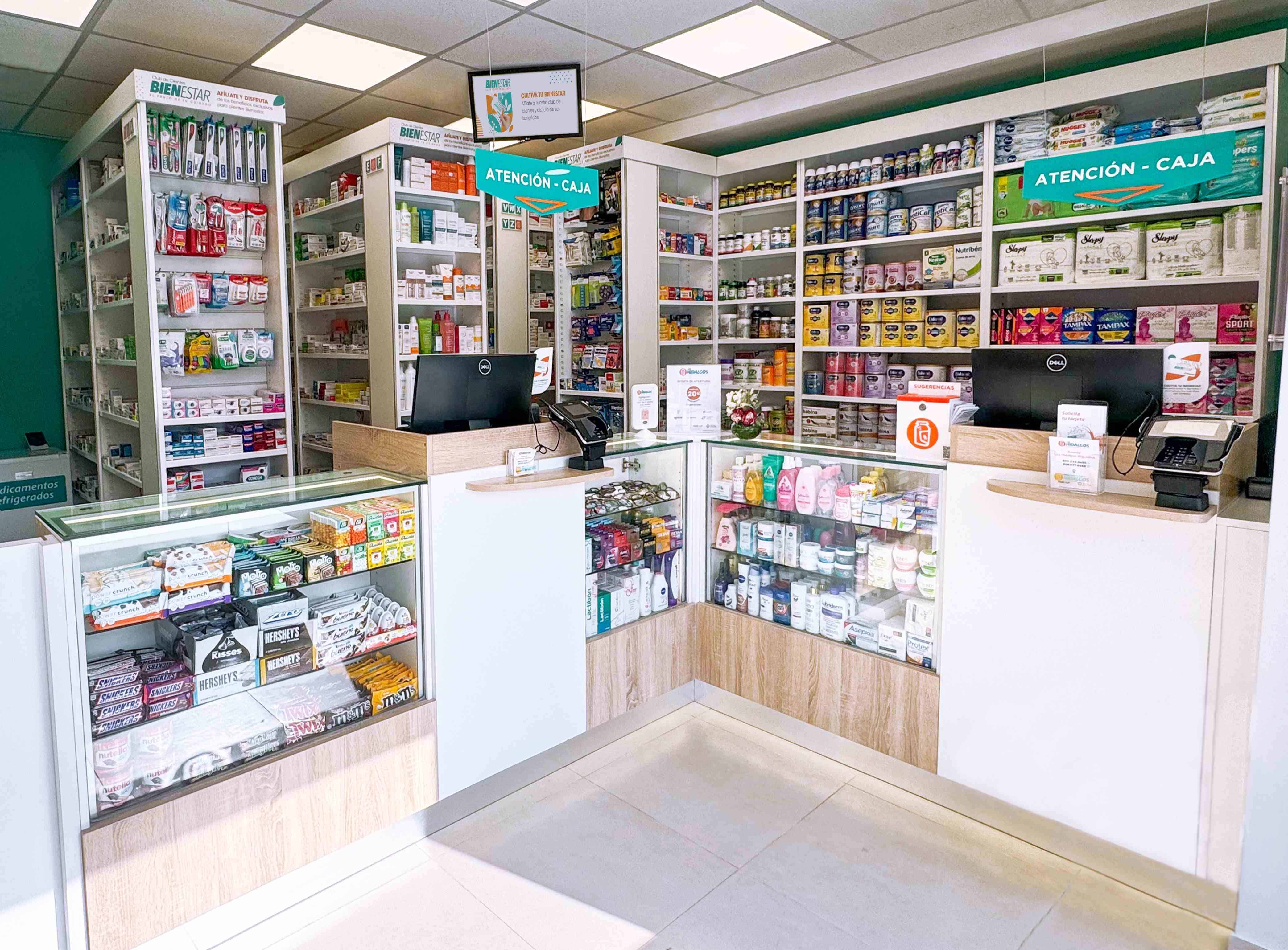 Farmacias Los Hidalgos.