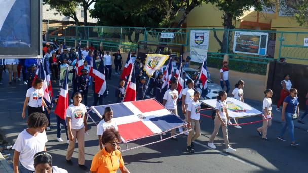 Autoridades de La Romana conmemoran el 180 aniversario de la Independencia Nacional