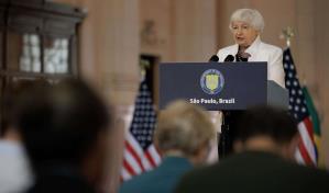 Yellen descarta una recesión en Estados Unidos y ve buenas perspectivas para 2024