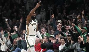 Brown anota 31 y Celtics se despegan en &uacute;ltimo cuarto para doblegar a 76ers