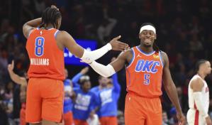 Gilgeous-Alexander ayuda con 31 puntos en triunfo de Thunder sobre Rockets