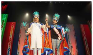 Luis Rivas y Jatnna Tavárez coronados como Rey y Reina del Carnaval 2024