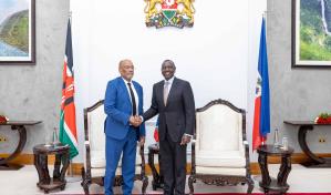 Ariel Henry en Kenia para acuerdo para el despliegue de la misi&oacute;n en Hait&iacute;