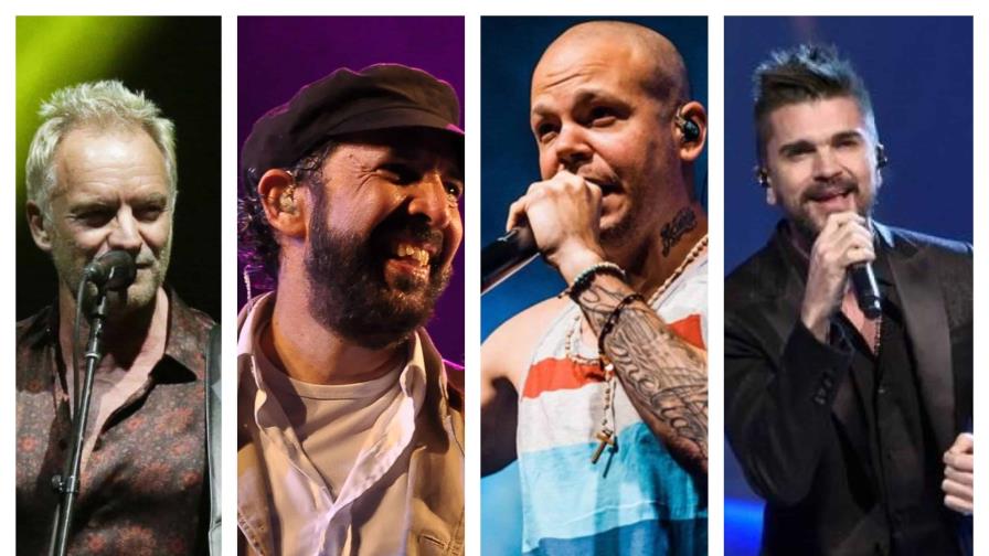 Sting, Juan Luis Guerra, Juanes y Residente juntos en épico concierto en el Estadio Olímpico