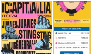 Estos son los precios del Festival Capitalia, con Sting, Juan Luis Guerra, Juanes y Residente