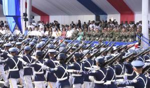 Desfile militar y policial por el 181 aniversario de la Independencia Nacional