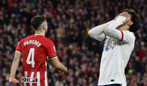 El Bar&ccedil;a empata 0-0 en su visita al Athletic Bilbao y sigue lejos del Real Madrid