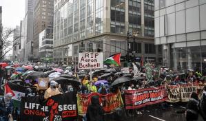 Miles de personas salen a protestar a favor de Palestina en varias ciudades de EE.UU.