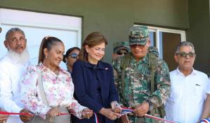 Vicepresidenta Raquel Peña inaugura destacamento militar en El Limón del Yuna Vicepresidenta Raquel Peña inaugura destacamento militar en El Limón del Yuna
