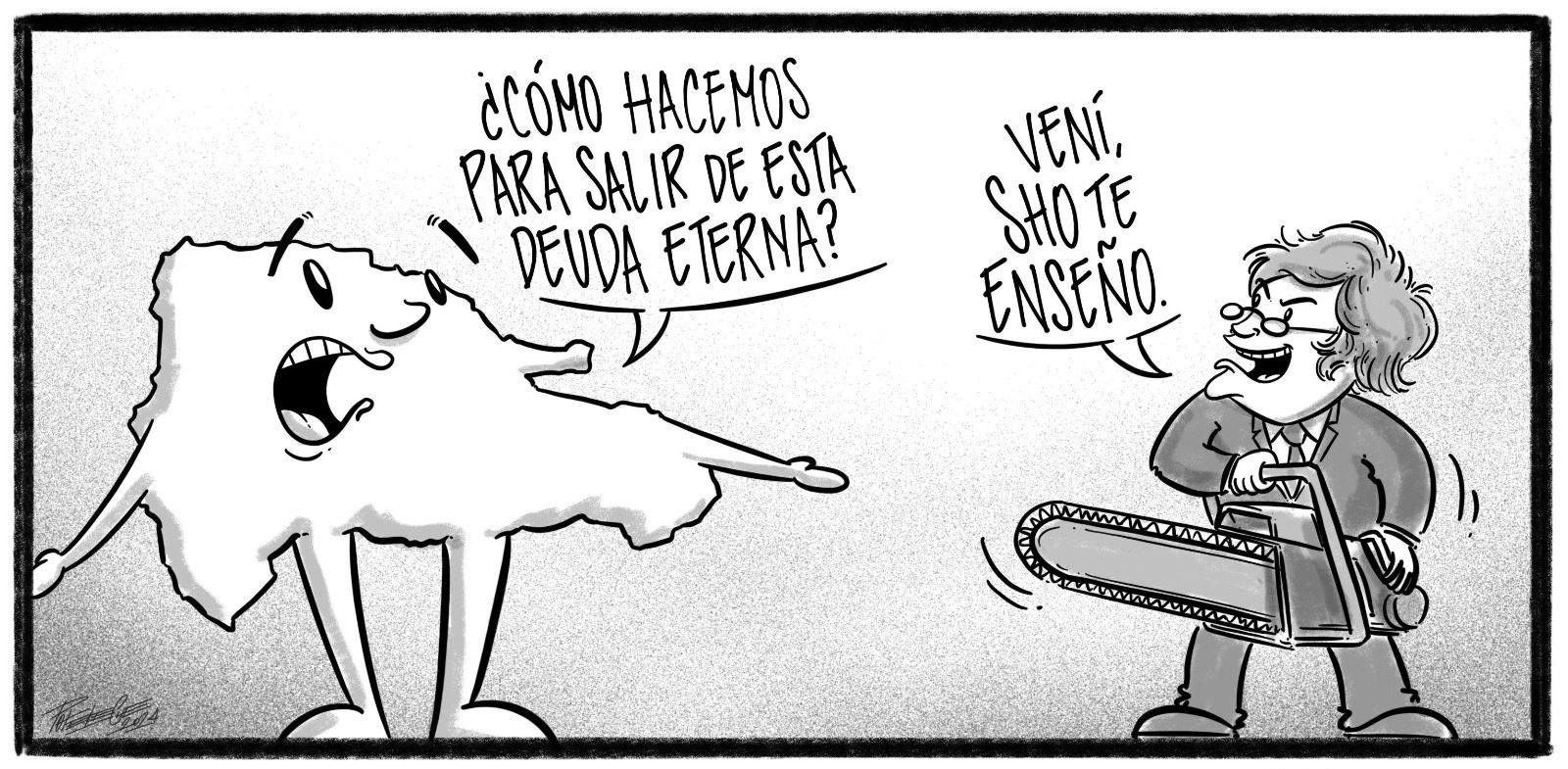 Caricatura de Noticiero Poteleche 5 marzo 2024