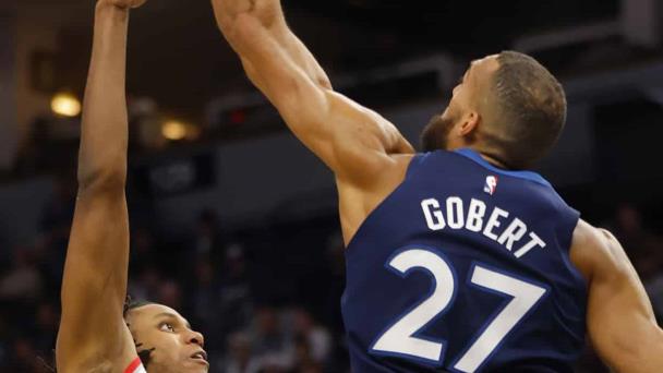 Rudy Gobert y Michael Conley impulsan a Timberwolves a superar 119-114 a Trail Blazers