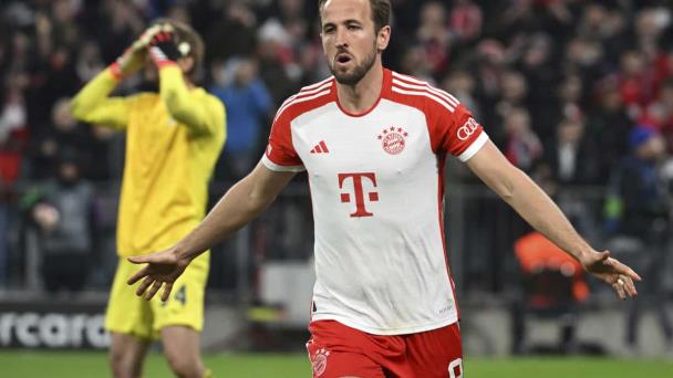 Con 2 de Kane, Bayern Múnich despierta y avanza en Liga de Campeones al golear a la Lazio