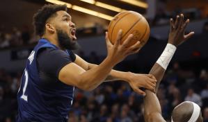 Towns se pierde partido contra Pacers por molestia en rodilla izquierda