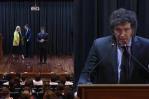 Milei se declara contra el aborto en Argentina ante estudiantes Milei se declara contra el aborto en Argentina ante estudiantes