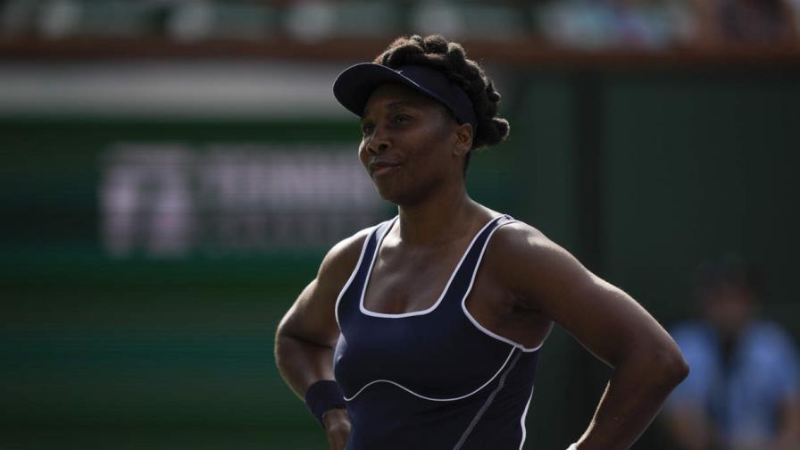Venus Williams cae en su debut en Indian Wells tras meses de ausencia