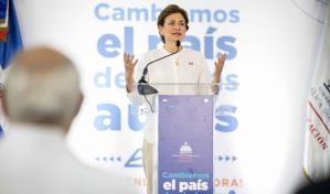 Vicepresidenta inaugura obras de educación, deporte y seguridad