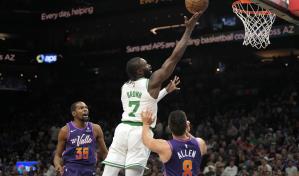 Tatum y Brown lideran a Celtics en triunfo ante Suns