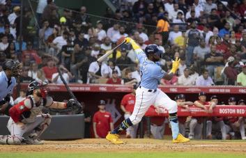 Junior Caminero es enviado a ligas menores por Tampa
