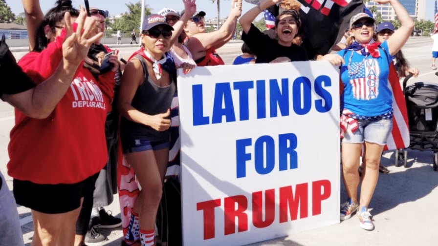 La retórica antiinmigrante de Trump no disuade a algunos latinos de votar por él