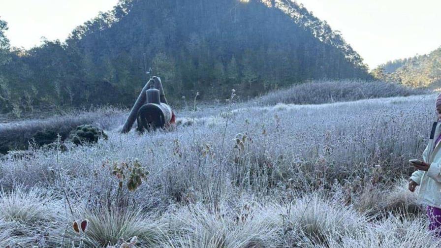 Temperatura descendió a 1 °C en Valle Nuevo; frente frío no generará lluvias significativas