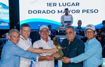Jean -Max- Garoute gana torneo de pesca El Dorado del Club Náutico de Santo Domingo