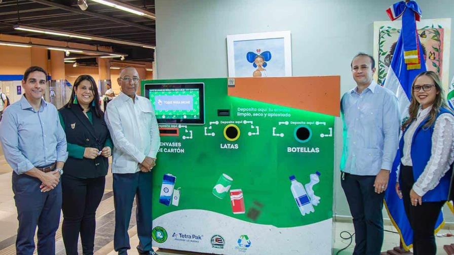 Relanzan proyecto para promover la cultura de reciclaje en el Metro de Santo Domingo