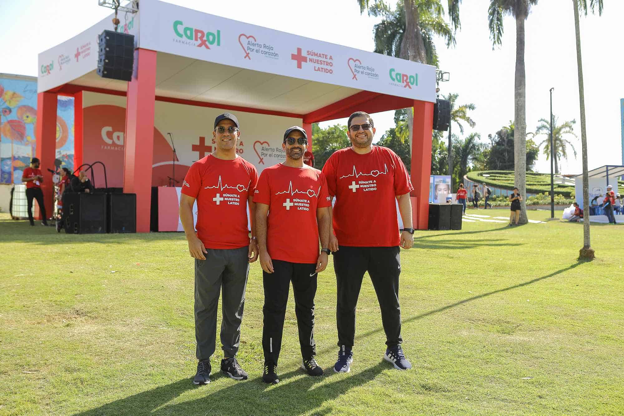 Jaime Valenzuela, Julio Curiel y Rafael Mejía.