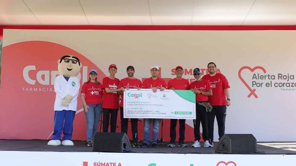 Farmacia Carol concluye campaña “Alerta Roja por el Corazón 2024: Súmate a nuestro latido”