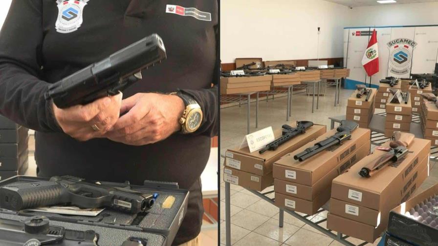 Perú desarticula banda de tráfico de armas que abastecía mercado ecuatoriano