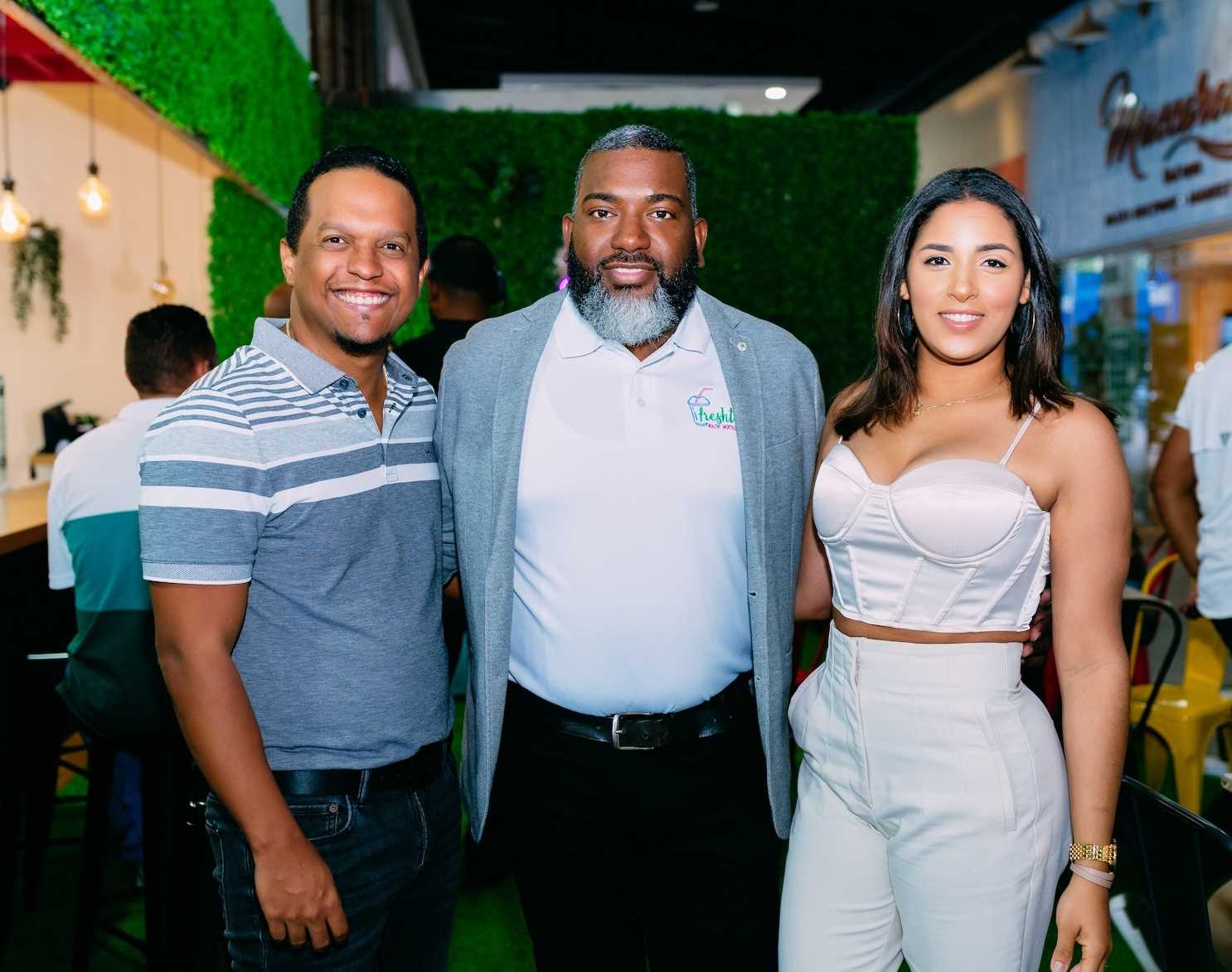 Danaury Cedano, Miguel Santana y Melissa Martínez.