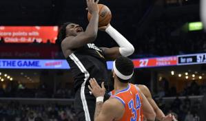 Thunder vence a Grizzlies y empatan con Denver en la cima de la Conferencia Oeste