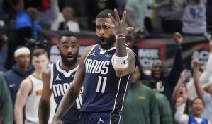 Irving encesta a la carrera y sobre la bocina le da el triunfo a Mavericks sobre Nuggets