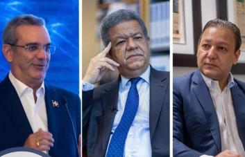 Abinader, Leonel y Abel irán a debate de ANJE