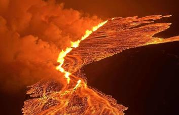 La erupción volcánica en Islandia, la cuarta desde octubre, pierde fuerza