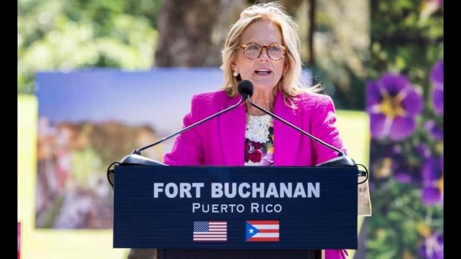 La primera dama de los Estados Unidos Jill Biden afirma que Puerto Rico le importa al presidente