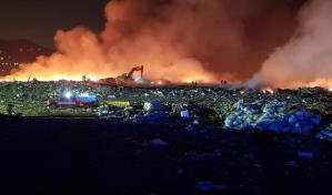 El humo t&oacute;xico persiste en la Ciudad de Panam&aacute; por incendio en el mayor vertedero del pa&iacute;s