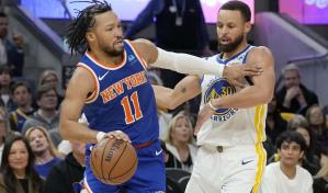 Jalen Brunson anota 34 puntos en la victoria de los Knicks por 119-112 sobre Warriors