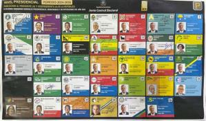 Conozca la boleta del nivel presidencial que se usará en las elecciones de mayo