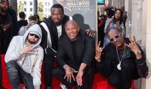Rapero Dr. Dre recibe estrella en el Paseo de la Fama de Hollywood
