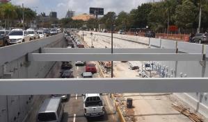 En fase final trabajo de paso a desnivel de la avenida 27 de Febrero con Máximo Gómez
